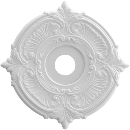22 X 3.5 X 1 In. Attica Thermoformed PVC Ceiling Medallion - 7.75 In.